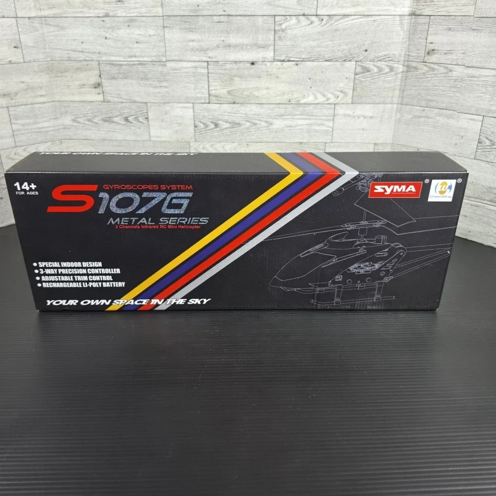 Syma RC Helicopter 3.5CH S107G Mini Aircraft‎ Metal Remote Control GYRO Kids NIB